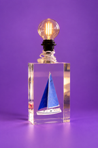 Blue Boat Light
