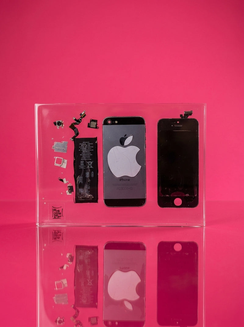 Iphone Trapped in Glass