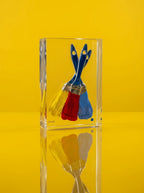 Paintbrush Trapped in Glass
