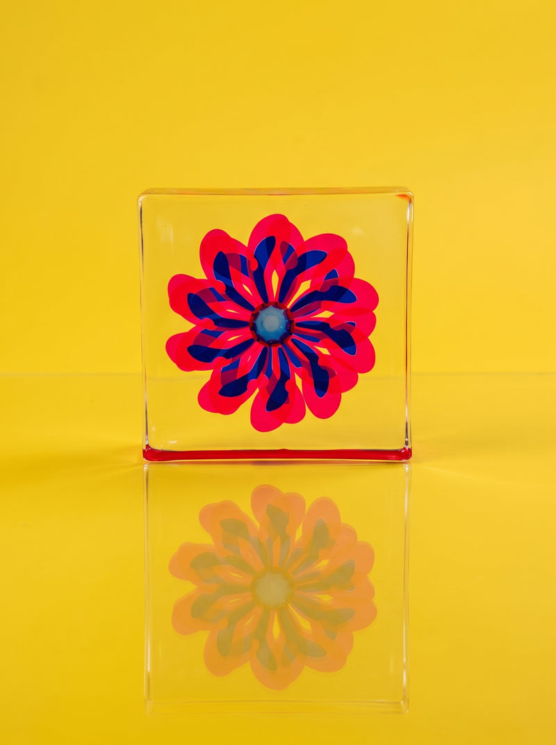 Pink & Blue Flower