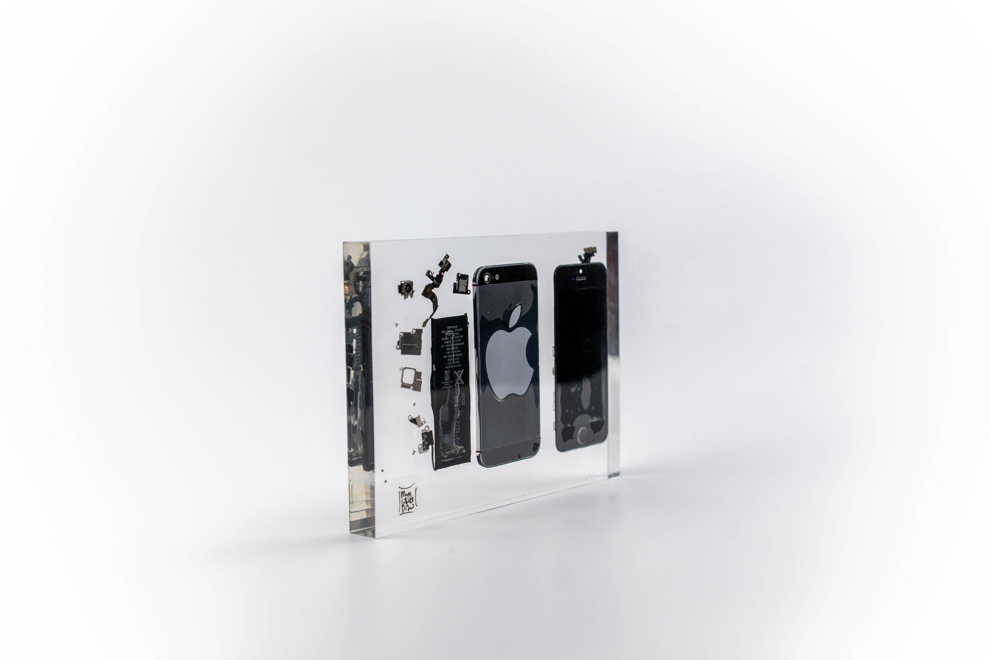 Iphone Trapped in Glass