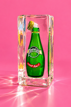 Perrier Trapped In Glass