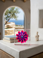 Pink & Blue Flower