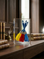 Paintbrush Trapped in Glass