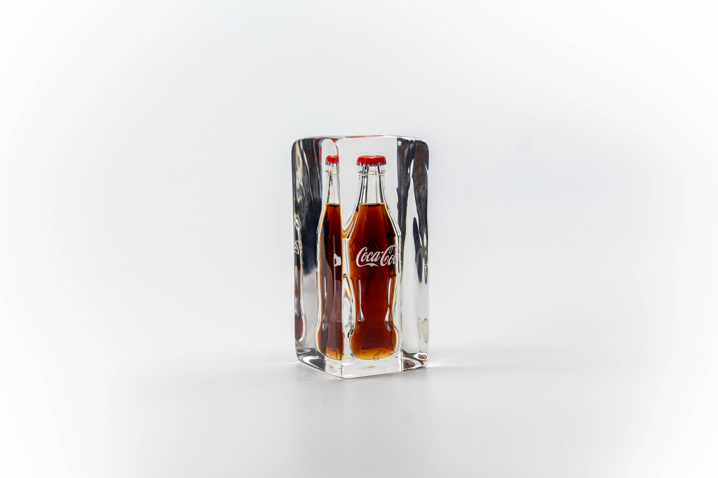 Coke Trapped in Glass