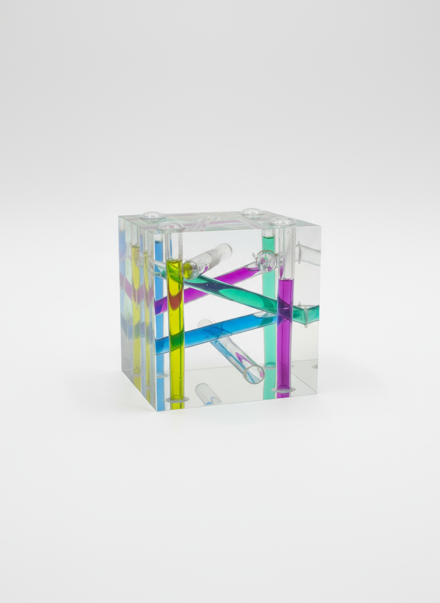 Colors trapped in a cube