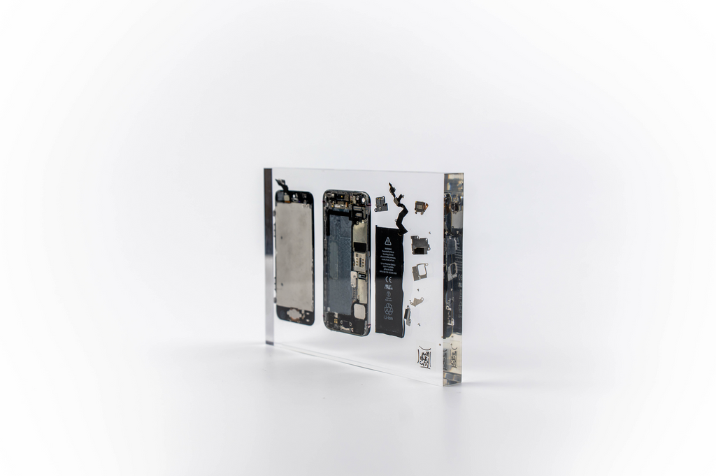 Iphone Trapped in Glass