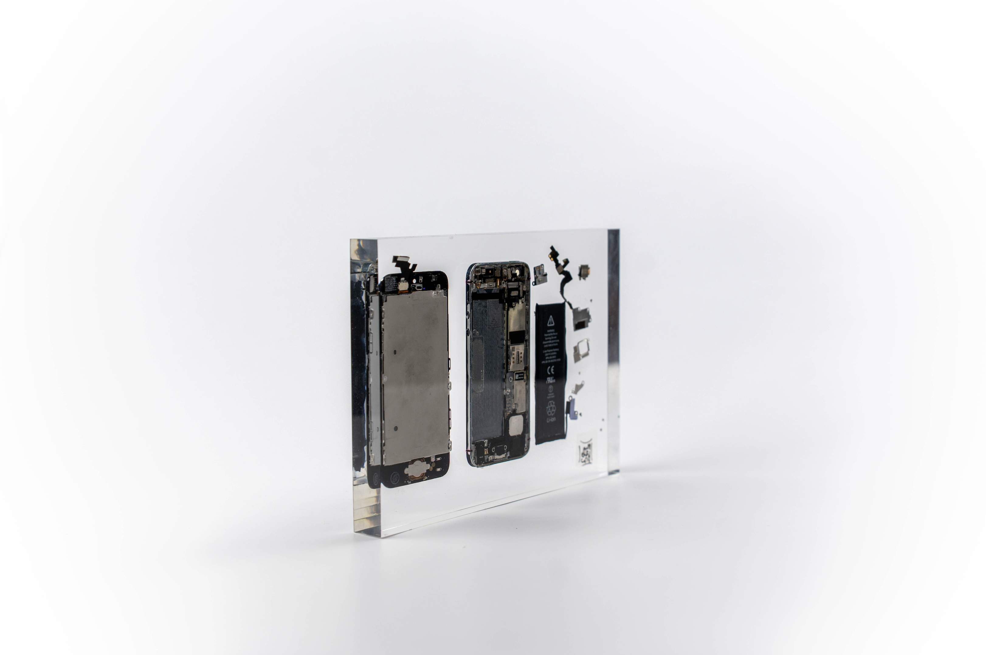 Iphone Trapped in Glass