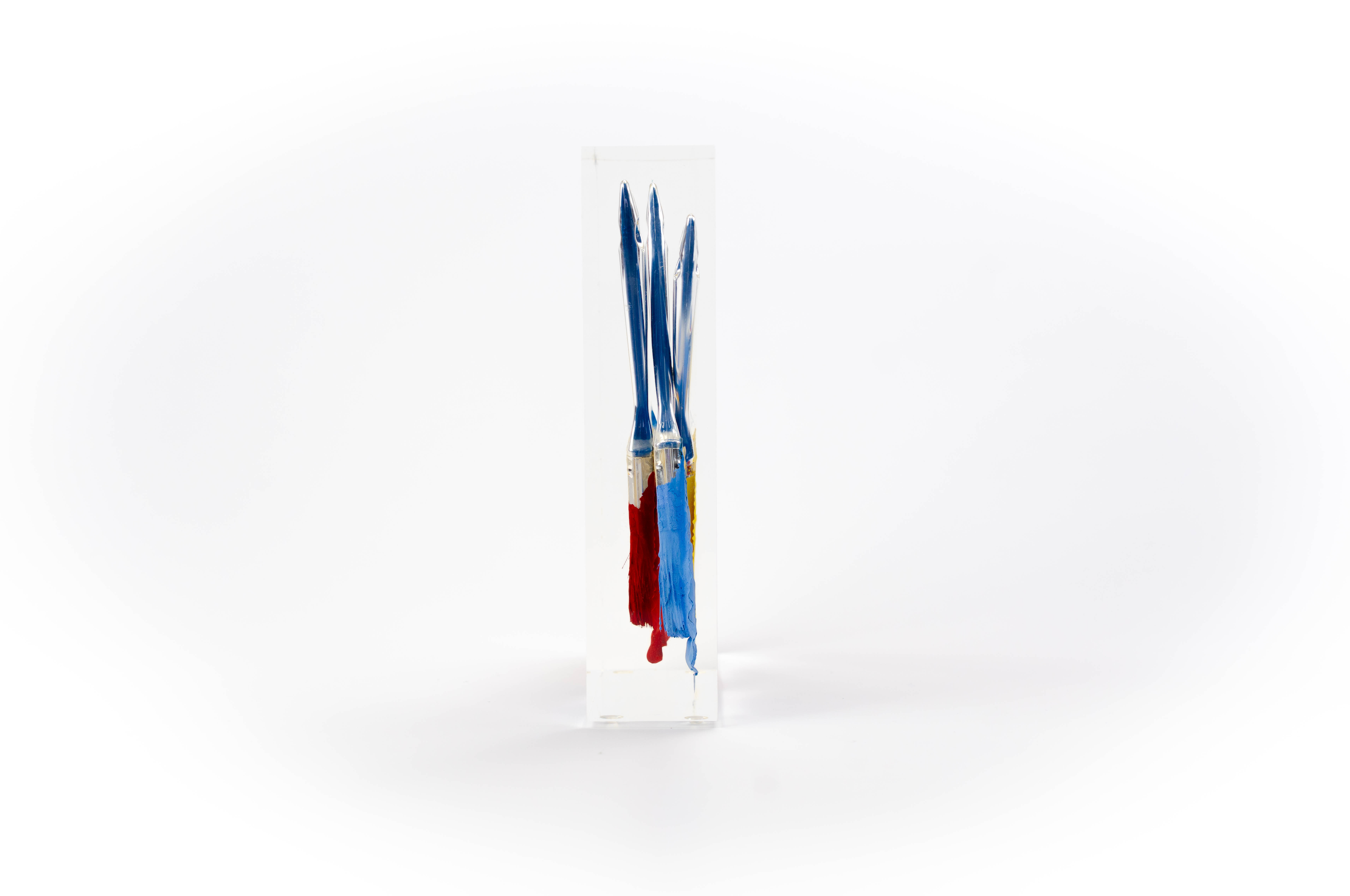 Paintbrush Trapped in Glass