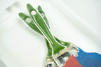 Paintbrush Trapped in Glass