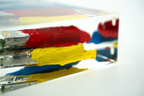 Paintbrush Trapped in Glass