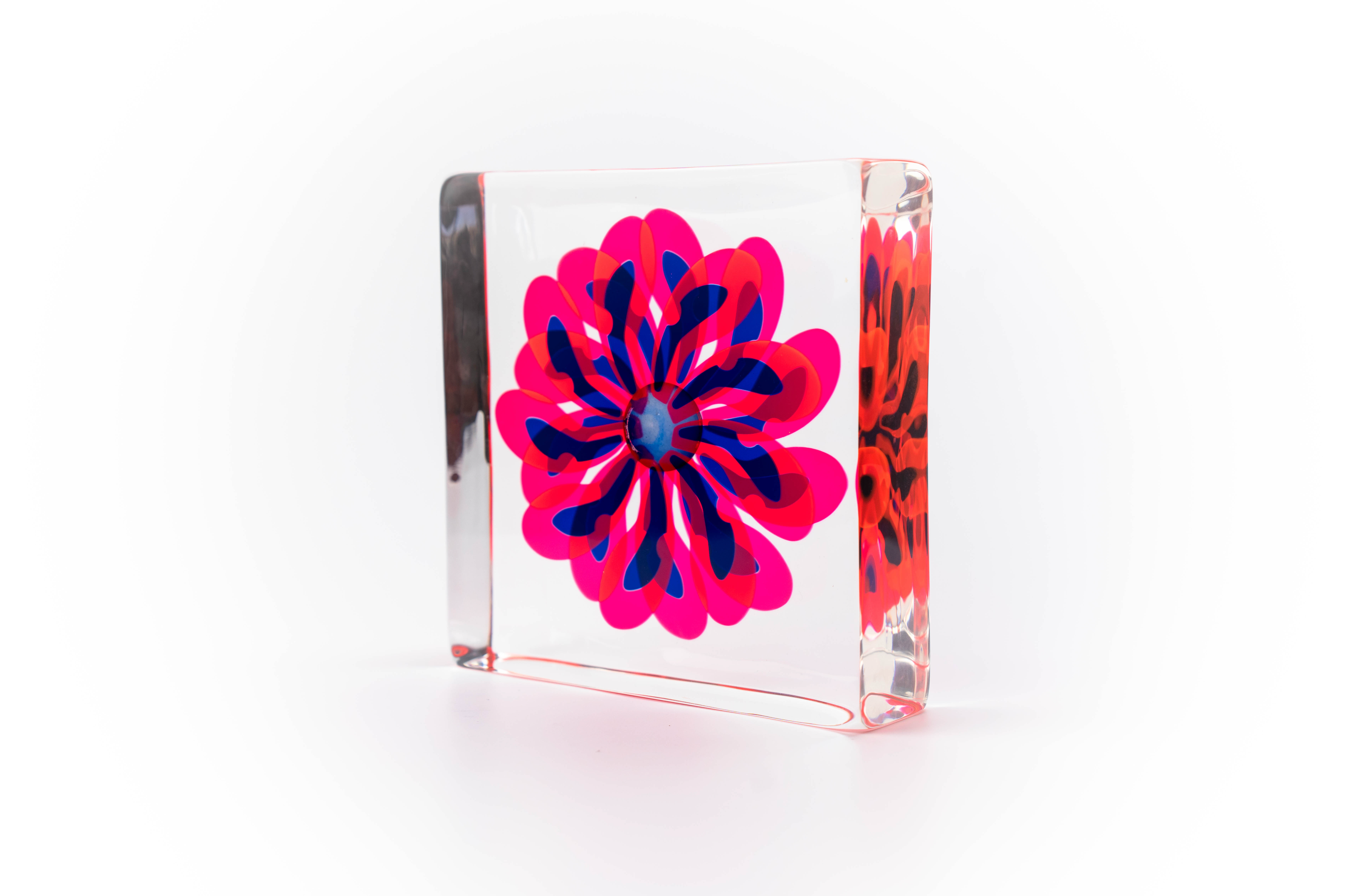 Pink & Blue Flower