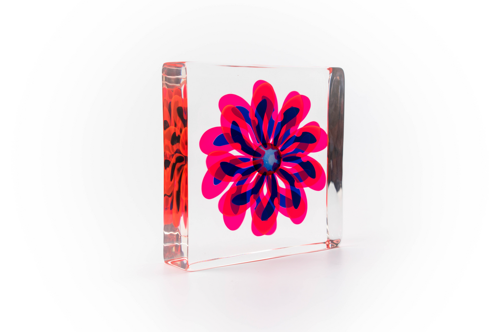 Pink & Blue Flower