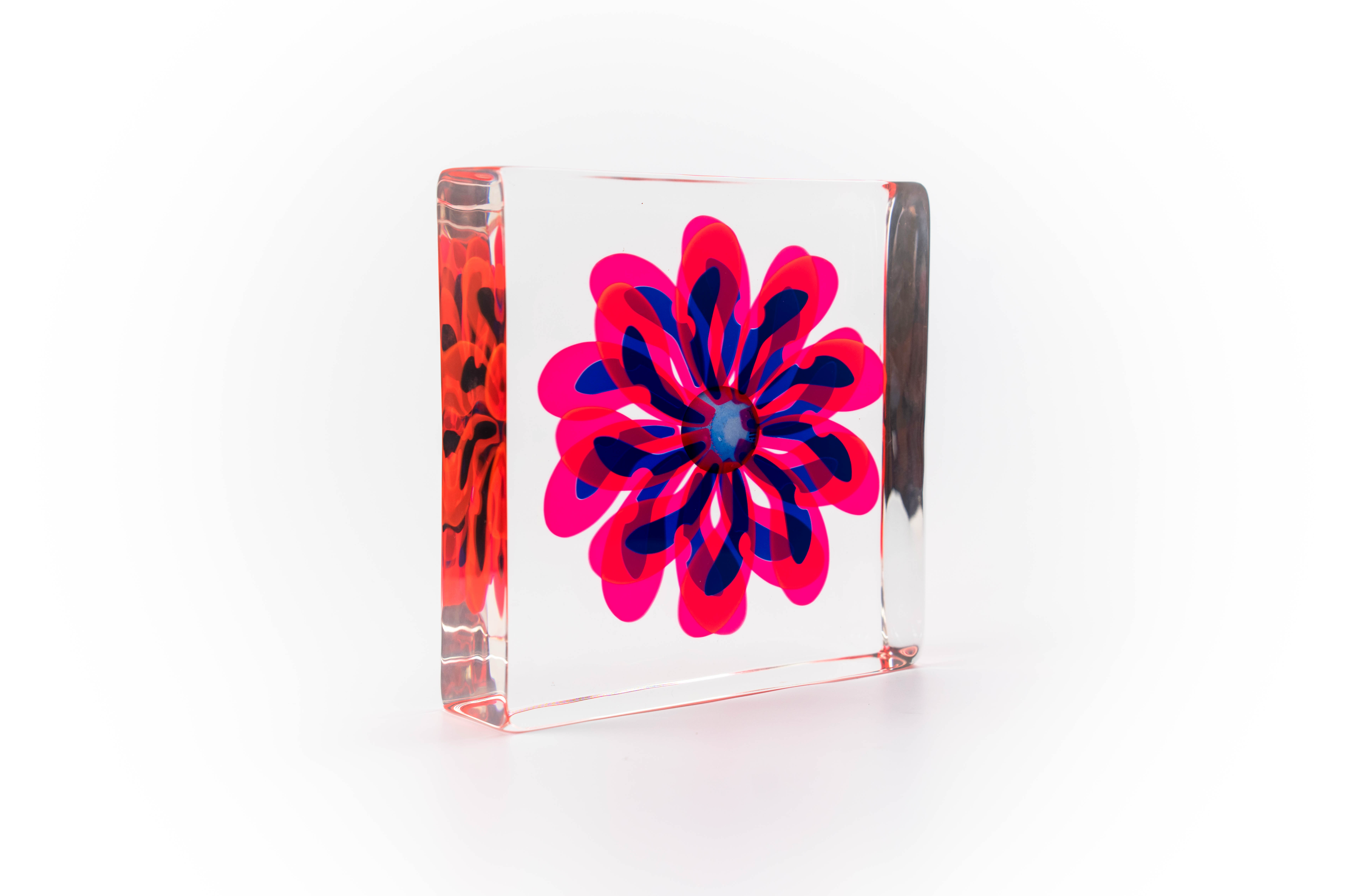 Pink & Blue Flower