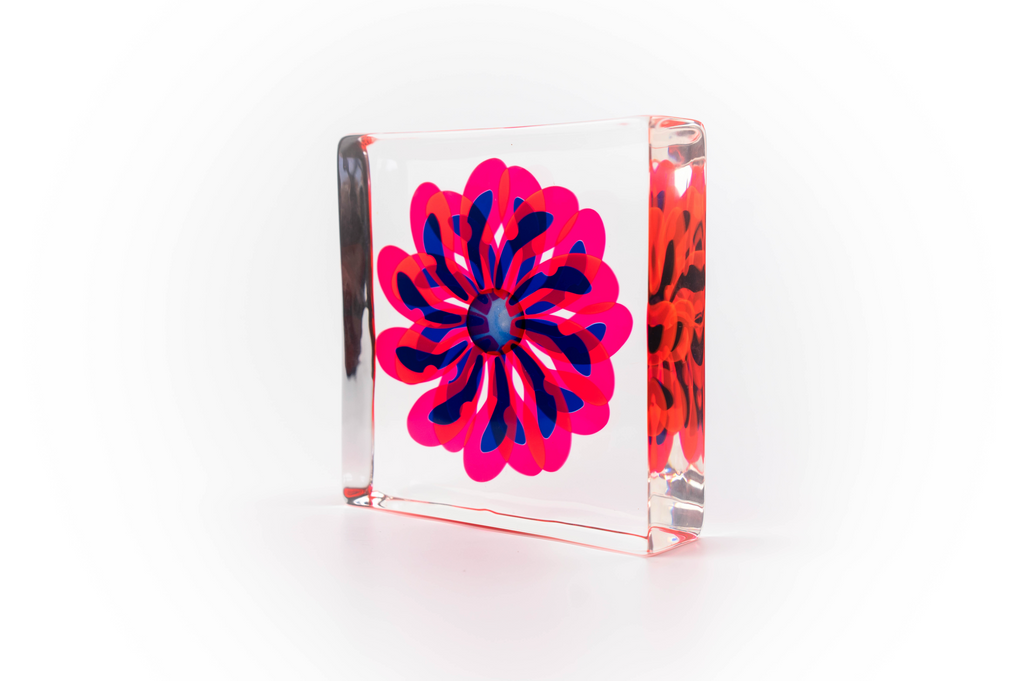 Pink & Blue Flower